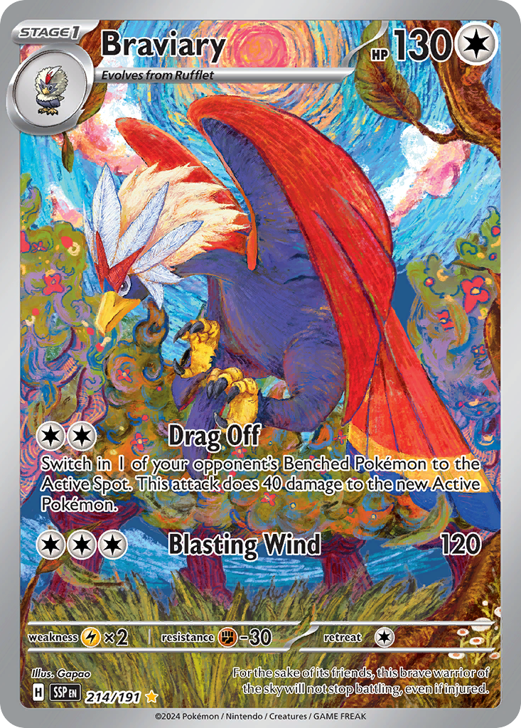 Braviary - 214/191 - Inglés