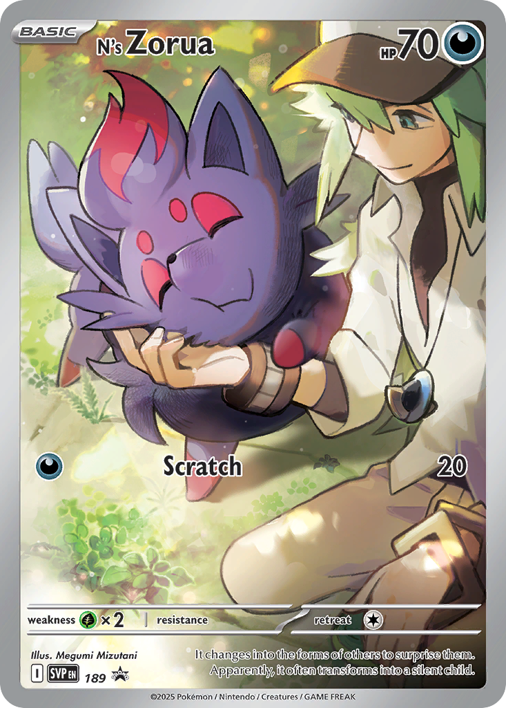 N's Zorua - 189 - Inglés
