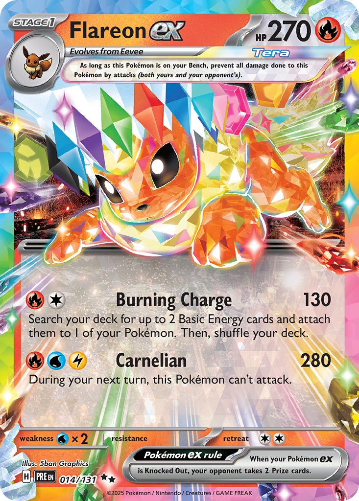 Flareon ex - 14/131 - Inglés