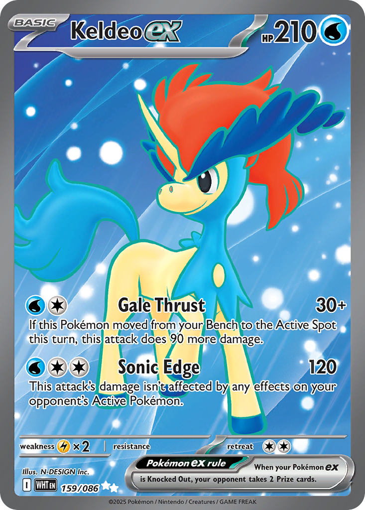 Keldeo ex - 159/086 - Inglés