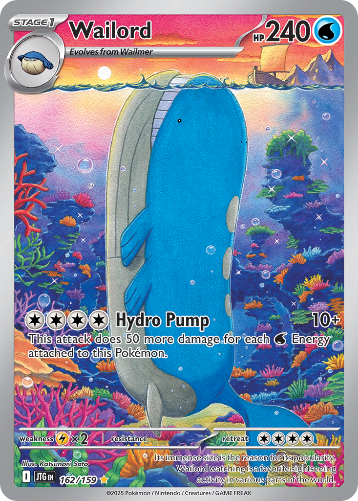 Wailord - 162/159 - Inglés