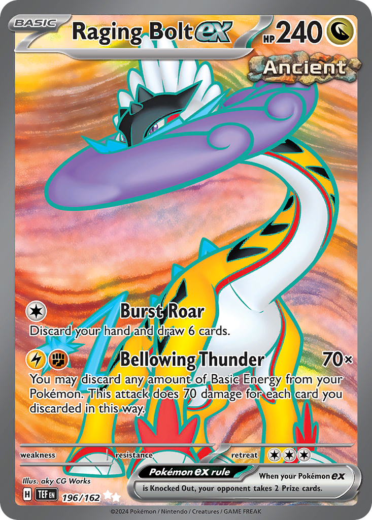 Raging bolt ex - 196/162 - Inglés