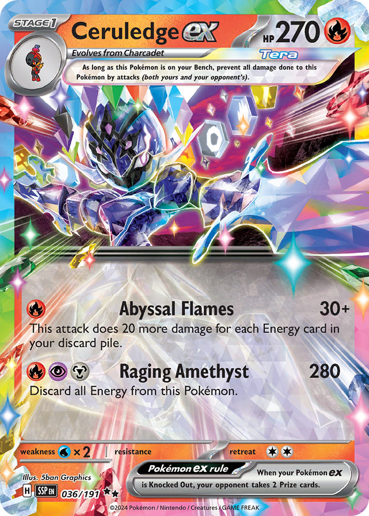 Ceruledge ex - 036/191 - Inglés