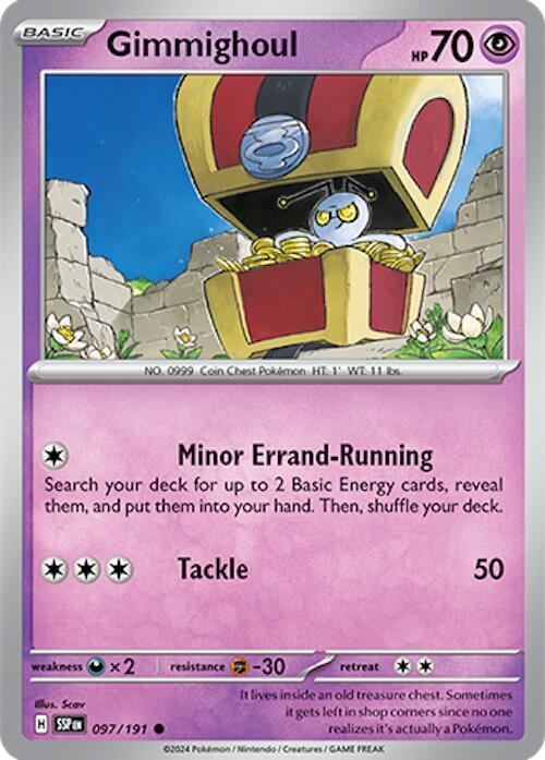 Gimmighoul Reverse Foil - 097/191 - Inglés