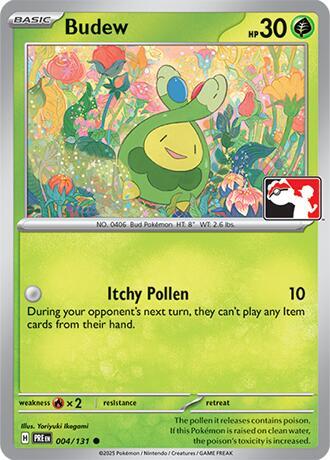 Budew - 004/131 - Prize Pack Series Cards FOIL - Español