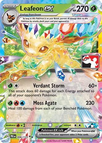 Leafeon ex - 006/131 - Prize Pack - Español