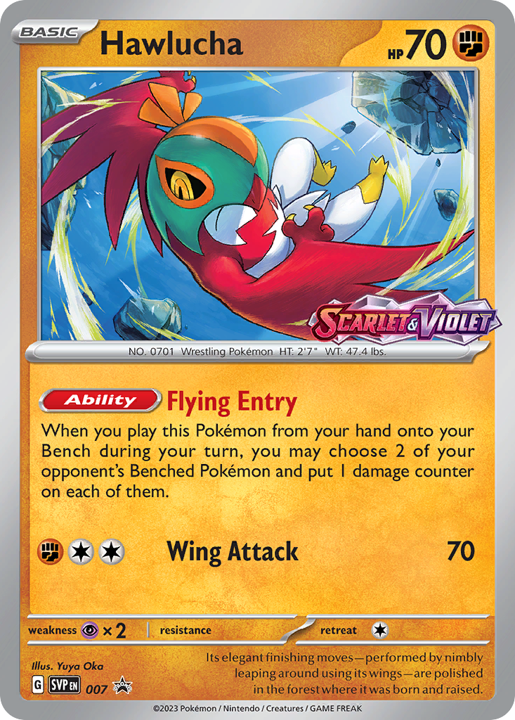 Hawlucha - 007 (Prerelease) - Inglés