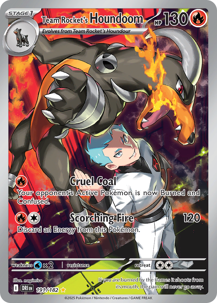 Team Rocket's Houndoom - 191/182 - Inglés